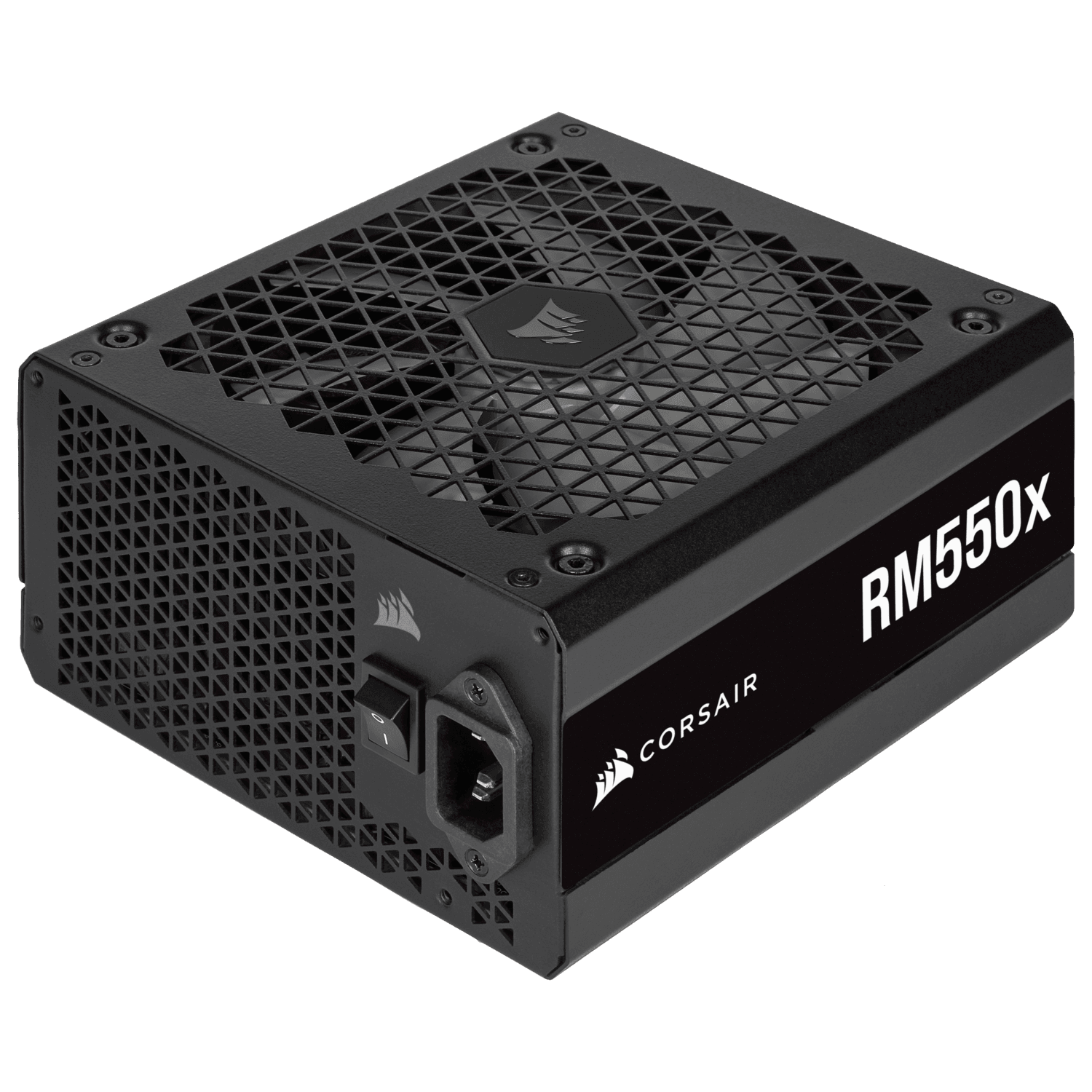 SURSA CORSAIR, 550 W, "RM550x" modulara, ATX 12V, fan 135mm x 1, 80 Plus Gold, MB 20+4 pin x 1, CPU 4+4 pin x 1, PCI-E 6+2 pin x 2, SATA x 7, MOLEX 4-pin x 4, "CP-9020197-EU" — miniatură