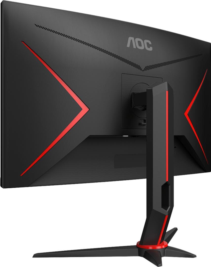MONITOR AOC - gaming 27 inch, Gaming, VA, WQHD (2560 x 1440), wide, 250 cd/mp, 1 ms, HDMI x 2 | Display Port, "CQ27G2U/BK" — miniatură