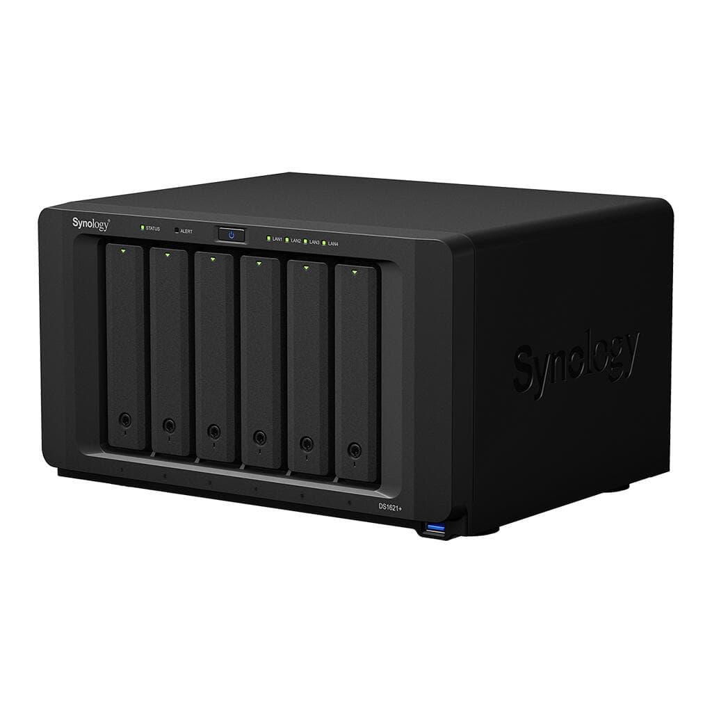 SYNOLOGY DS1621+ NAS AMD V1500B quad-core 2.2 GHz 4GB DDR4 3xUSB 3.2 Gen 1 2xeSATA 6 bay, "DS1621+" — miniatură