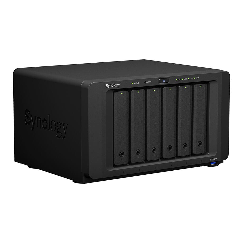 SYNOLOGY DS1621+ NAS AMD V1500B quad-core 2.2 GHz 4GB DDR4 3xUSB 3.2 Gen 1 2xeSATA 6 bay, "DS1621+" — miniatură