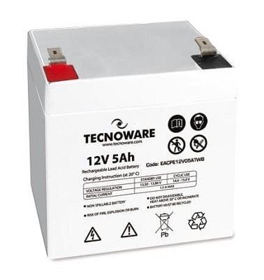 UPS ACC BATTERY 12V 5AH/EACPE12V05ATWB TECNOWARE, "EACPE12V05ATWB"