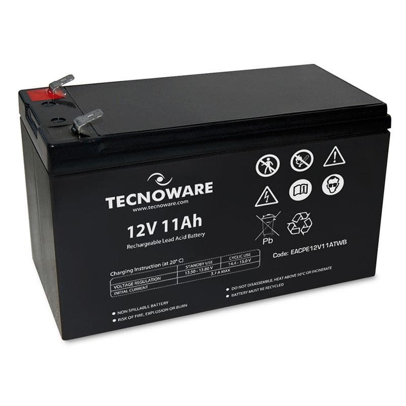 UPS ACC BATTERY 12V 11AH/EACPE12V11ATWB TECNOWARE, "EACPE12V11ATWB"