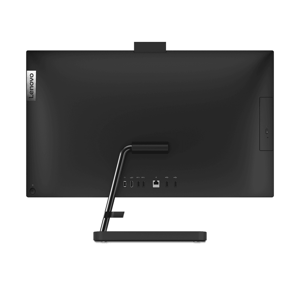 DESKTOP LENOVO, "IdeaCentre 3" All-in-one, 27 inch, CPU Ryzen 5 5500U, AMD Radeon Graphics, memorie 8 GB, SSD 512 GB, tastatura si mouse, FreeDos, "F0FY0064RI" — miniatură