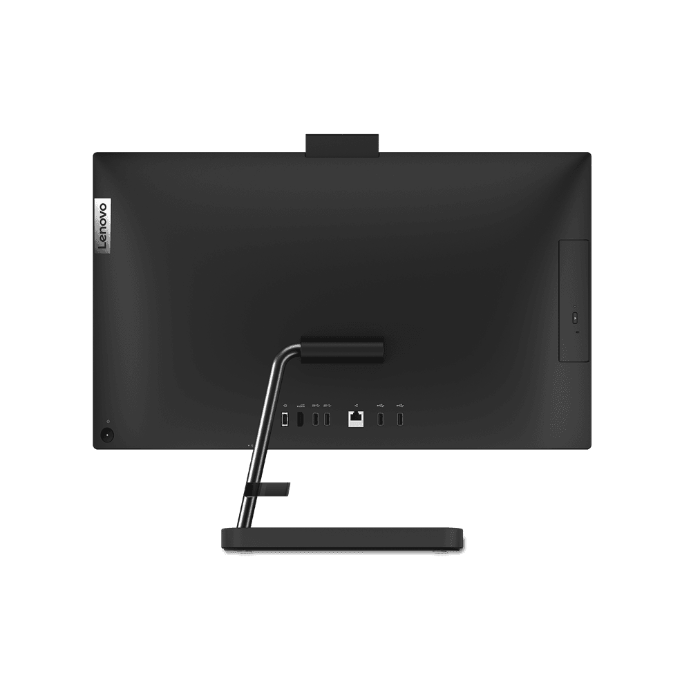 DESKTOP LENOVO, "IdeaCentre 3" All-in-one, 23.8 inch, CPU Ryzen 3 5300U, AMD Radeon Graphics, memorie 8 GB, SSD 256 GB, tastatura si mouse, FreeDos, "F0G100A6RI" — miniatură