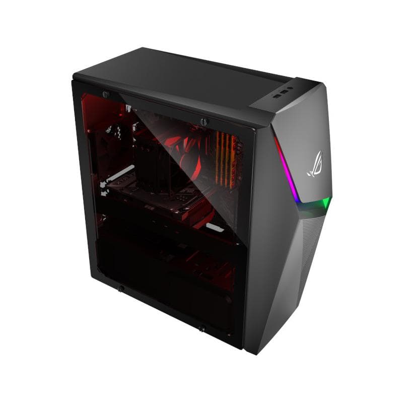 DESKTOP ASUS, "ROG Strix G10DK" Middle Tower, CPU AMD Ryzen 7 5800X, NVIDIA GeForce RTX 3060, memorie 8 GB, SSD 512 GB, fara sistem de operare, "G10DK-R5800X0380" — miniatură