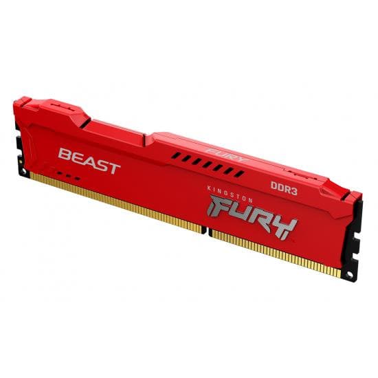 Memorie DDR Kingston FURY Beast DDR3 8 GB, frecventa 1600 MHz, 1 modul, radiator, "KF316C10BR/8" — miniatură
