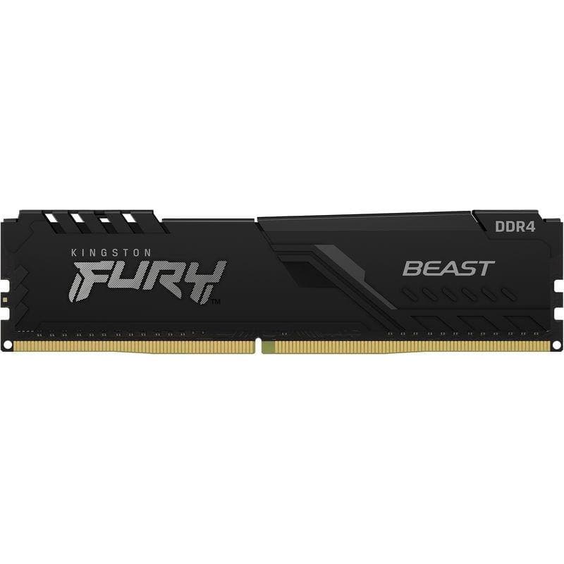 Memorie DDR Kingston FURY Beast DDR4 4 GB, frecventa 3200 MHz, 1 modul, radiator, "KF432C16BB/4"