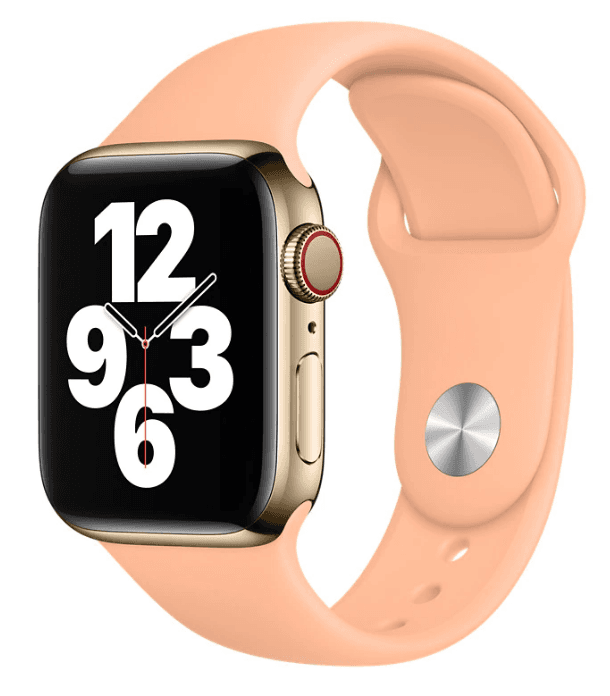 Apple Watch 44mm Band: Cantaloupe Sport Band - Regular (Seasonal Spring2021), "mjk63zm/a"