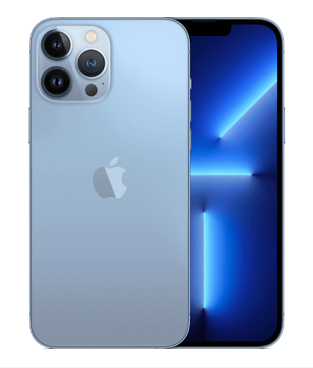 SMARTphone Apple, "iPhone 13 Pro Max" ecran 6.7 inch, dual sim, rez. camera 12 Mpix, memorie interna 256 GB, 5G, iOS, acumulator 4352 mAh, albastru, "mlle3rm/a"