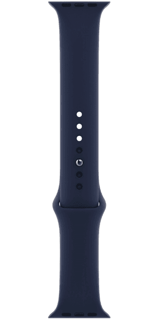 Apple Watch 44mm Band: Deep Navy Sport Band - Regular (Seasonal Fall 2020), "myax2zm/a" — miniatură