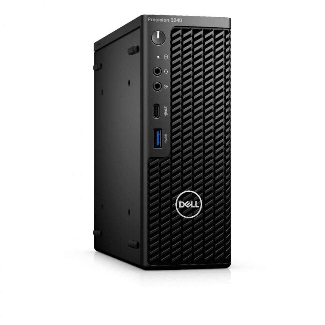 DESKTOP DELL, "Precision 3240" Mini Tower, CPU i7-10700, nVidia Quadro P1000, memorie 16 GB, SSD 512 GB, tastatura si mouse, Windows 10 Pro, "N005P3240CFFBTPCEE"