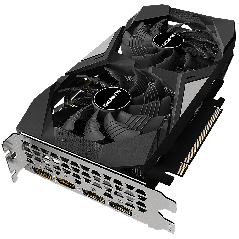 PLACA VIDEO GIGABYTE "GeForce RTX 2060 D6 12G", 12 GB GDDR6 192 biti, PCI Express 3.0 x 16, HDMI DisplayPort x 3, sistem racire aer, "N2060D6-12GD" — miniatură