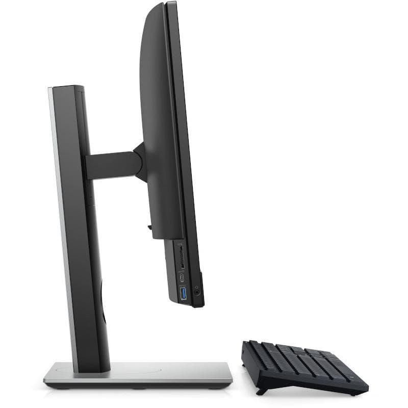DESKTOP DELL, "OptiPlex 5490" All-in-one, 23.8 inch, CPU i7-10700T, Intel UHD Graphics 630, memorie 16 GB, SSD 256 GB, tastatura si mouse, Windows 11 Pro, "N213O5490AIOW11P" — miniatură