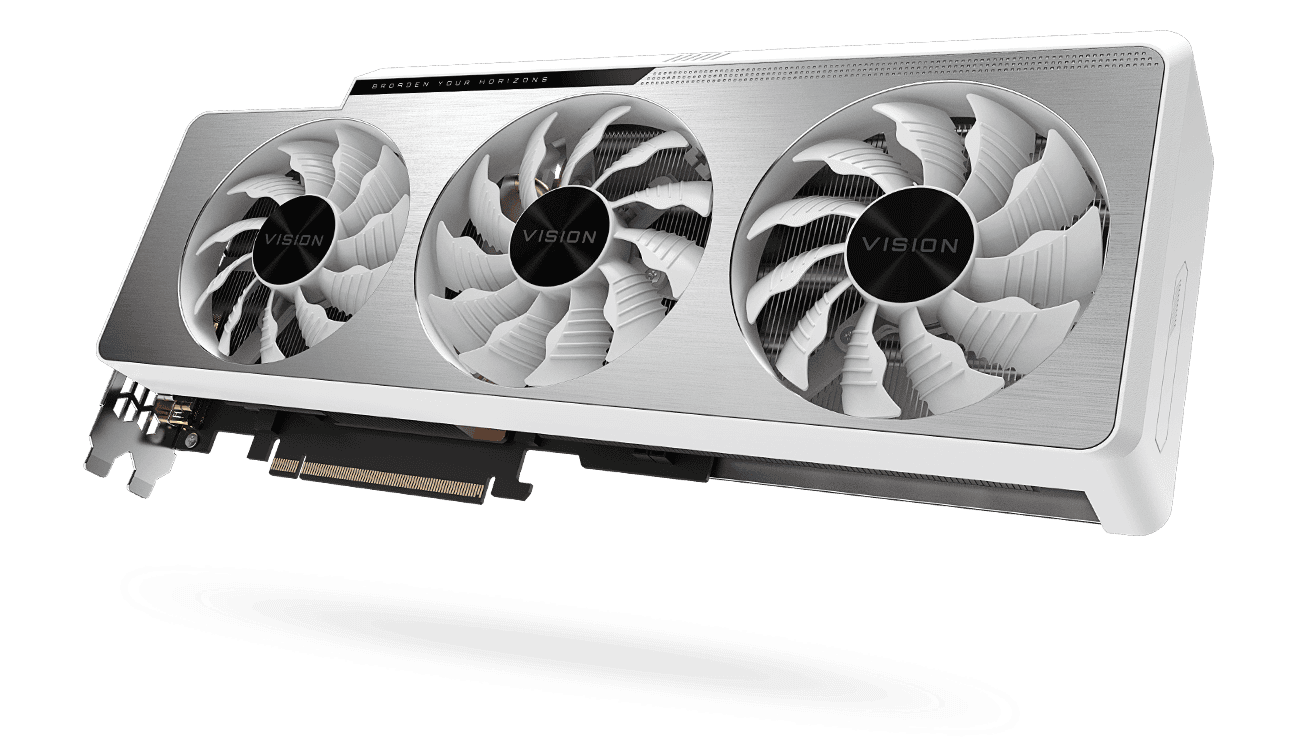 PLACA VIDEO GIGABYTE "GeForce RTX 3070 Ti VISION OC", 8 GB GDDR6X 256 biti, PCI Express 4.0 x 16, HDMI x 2 DisplayPort x 2, sistem racire aer, "N307TVISION OC-8G"