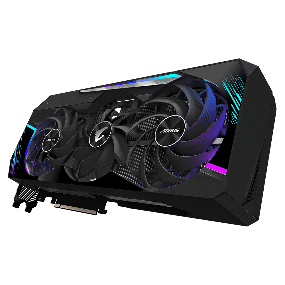 PLACA VIDEO GIGABYTE "AORUS GeForce RTX 3080 MASTER 12G", 12 GB GDDR6X 384 biti, PCI Express 4.0 x 16, HDMI x 2 DisplayPort x 3, sistem racire aer, "N3080AORUS M-12GD" — miniatură