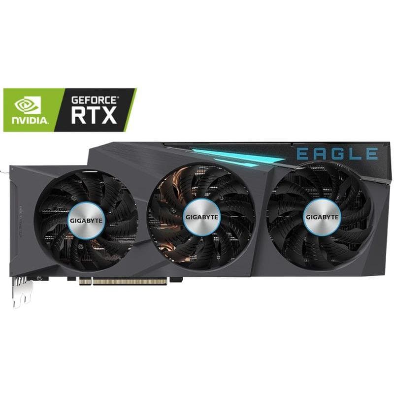 PLACA VIDEO GIGABYTE "GeForce RTX 3080 Ti EAGLE OC", 12 GB GDDR6X 384 biti, PCI Express 4.0 x 16, HDMI x 2 DisplayPort x 3, sistem racire aer, "N308TEAGLE OC-12G" — miniatură