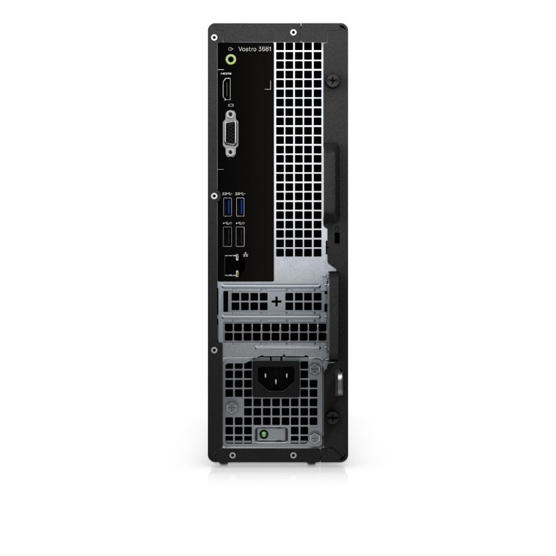 DESKTOP DELL, "Vostro 3681" SFF,CPU i3-10100, Intel UHD Graphics 630, 8GB, SSD 256GB, HDD 1TB, unitate optica,tastatura si mouse, Windows 11 Pro, "N504VD3681EMEAW11P" — miniatură
