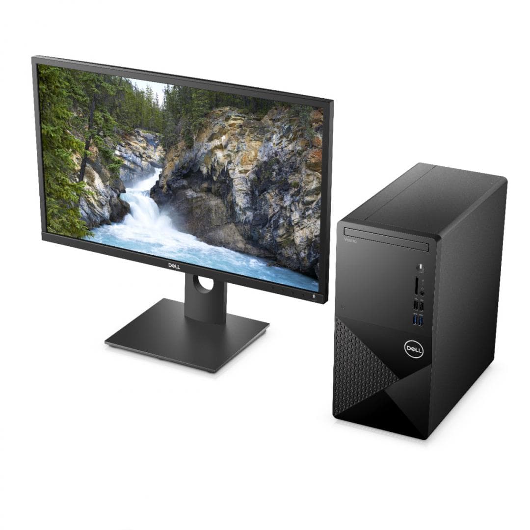 DESKTOP DELL, "Vostro 3888" Middle Tower, CPU i5-10400, Intel UHD Graphics 630, memorie 8 GB, SSD 512 GB, unitate optica, tastatura si mouse, Ubuntu, "N512VD3888EMEA01_U" — miniatură