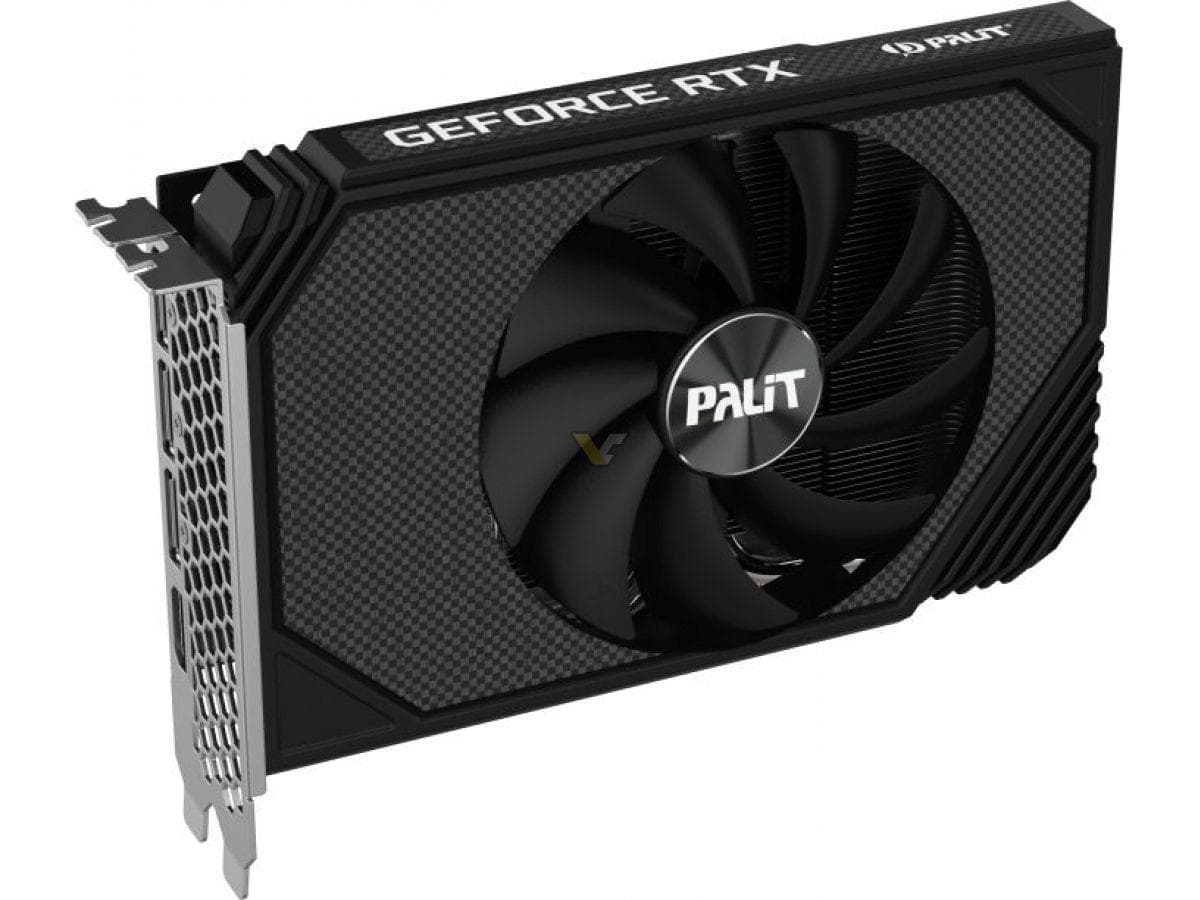 PLACA VIDEO PALIT "GeForce RTX&nbsp;3050 StormX", 8 GB GDDR6 128 biti, PCI Express 4.0 x 16, HDMI DisplayPort x 3, sistem racire aer, "NE63050019P1-190AF" — miniatură