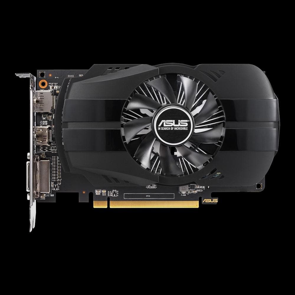 PLACA VIDEO ASUS "Radeon RX 550 Phoenix EVO", 4 GB GDDR5 128 biti, PCI Express 3.0 x 16, HDMI DisplayPort DVI-D, sistem racire aer, "PH-RX550-4G-EVO" — miniatură