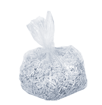 Pungi de plastic (175L) pentru Distrugator Documente Rexel, 20 buc/set, transparent, Rexel "2020175B" — miniatură