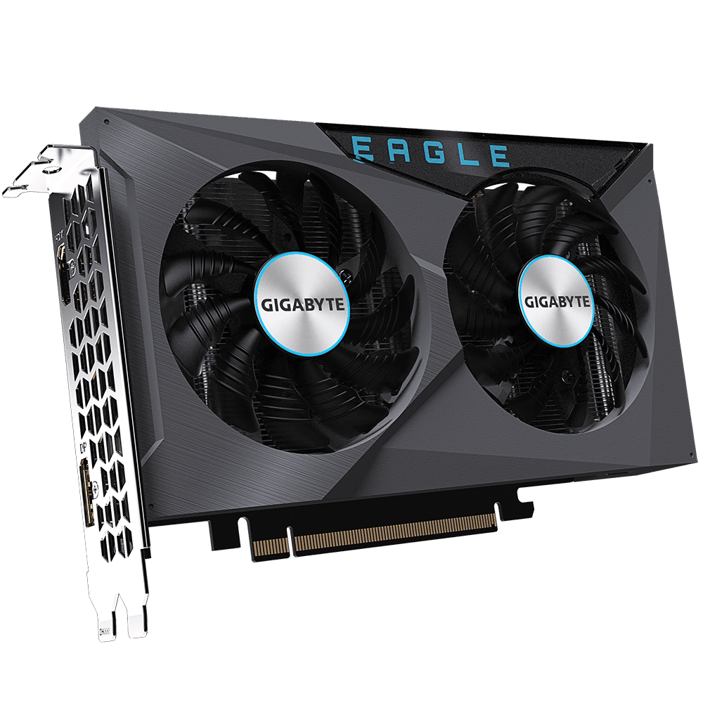 PLACA VIDEO GIGABYTE "Radeon RX 6500 XT EAGLE 4G", 4 GB GDDR6 64 biti, PCI Express 4.0 x 8, HDMI DisplayPort, sistem racire aer, "R65XTEAGLE-4GD" — miniatură