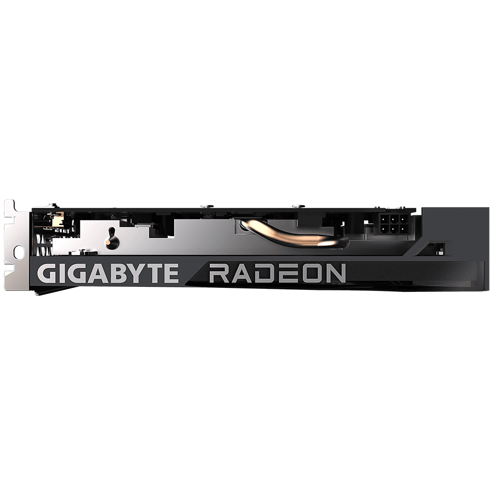 PLACA VIDEO GIGABYTE "Radeon RX 6500 XT EAGLE 4G", 4 GB GDDR6 64 biti, PCI Express 4.0 x 8, HDMI DisplayPort, sistem racire aer, "R65XTEAGLE-4GD" — miniatură