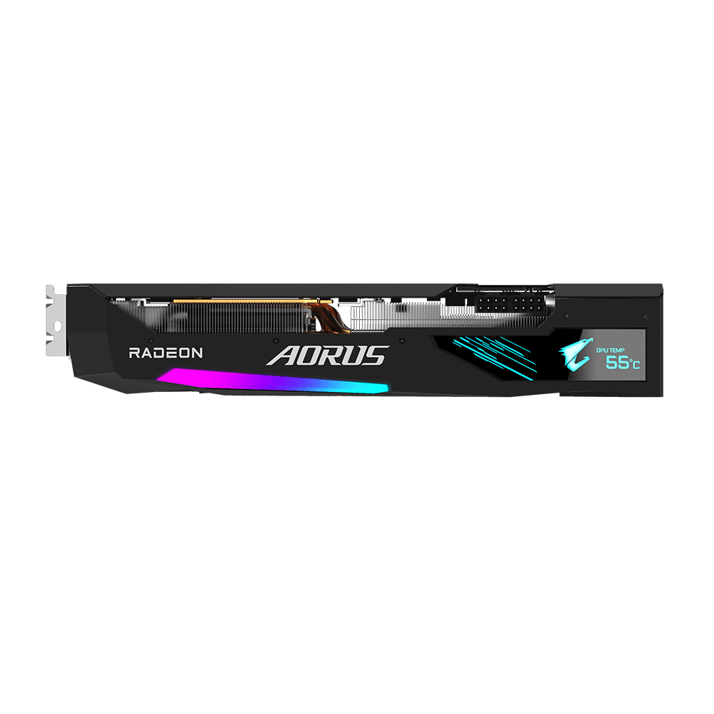 PLACA VIDEO GIGABYTE "AORUS Radeon RX 6800 XT MASTER", 16 GB GDDR6 256 biti, PCI Express 4.0 x 16, HDMI x 2 DisplayPort x 2, sistem racire aer, "R68XTAORUS M-16G" — miniatură
