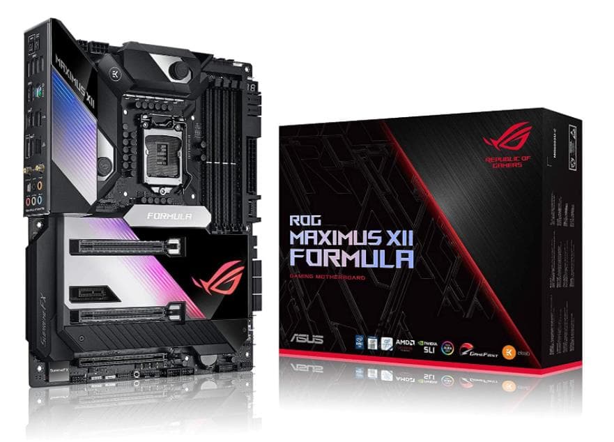 PLACA de BAZA Asus "ROG MAXIMUS XII FORMULA", skt LGA 1200, ATX, Intel Z490, 4 x DDR4, max. 128 GB, 6 x SATA, 3 x M.2, 7.1, "ROG MAXIMUS XII FORMULA"