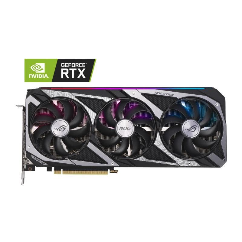 PLACA VIDEO ASUS "ROG Strix GeForce RTX 3060 V2 OC", 12 GB GDDR6 192 biti, PCI Express 4.0 x 16, HDMI x 2 DisplayPort x 3, sistem racire aer, "RS-RTX3060-O12G-V2"
