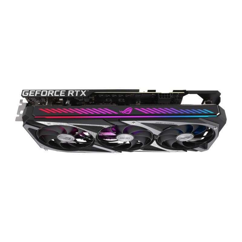 PLACA VIDEO ASUS "ROG Strix GeForce RTX 3060 V2 OC", 12 GB GDDR6 192 biti, PCI Express 4.0 x 16, HDMI x 2 DisplayPort x 3, sistem racire aer, "RS-RTX3060-O12G-V2" — miniatură