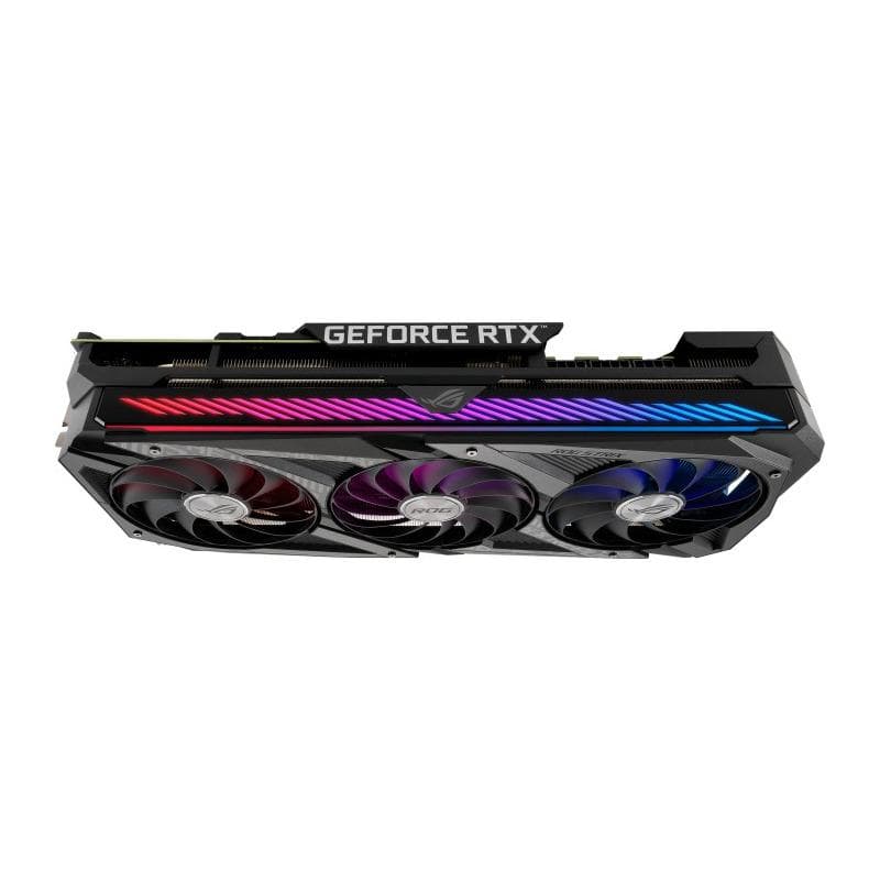 PLACA VIDEO ASUS "ROG Strix GeForce RTX 3070 Ti OC", 8 GB GDDR6X 256 biti, PCI Express 4.0 x 16, HDMI x 2 DisplayPort x 3, sistem racire aer, "RS-RTX3070TI-O8G" — miniatură