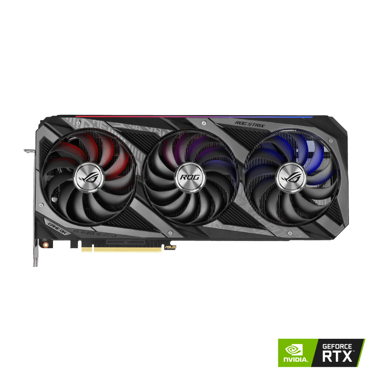 PLACA VIDEO ASUS "ROG Strix GeForce RTX 3080 Ti OC", 12 GB GDDR6X 384 biti, PCI Express 4.0 x 16, HDMI x 2 DisplayPort x 3, sistem racire aer, "RS-RTX3080-O12G" — miniatură