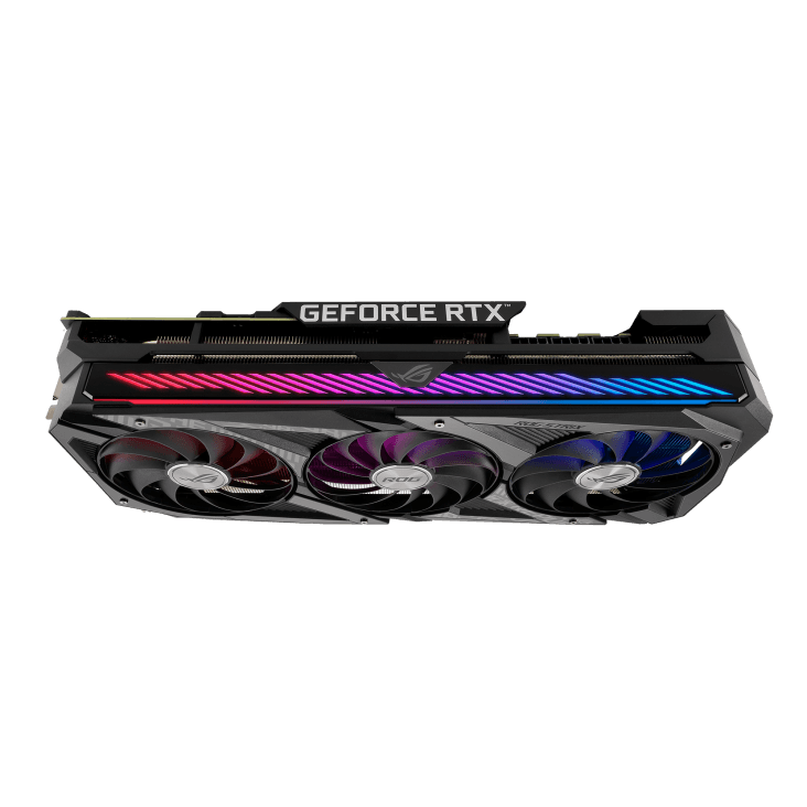 PLACA VIDEO ASUS "ROG Strix GeForce RTX 3080 Ti OC", 12 GB GDDR6X 384 biti, PCI Express 4.0 x 16, HDMI x 2 DisplayPort x 3, sistem racire aer, "RS-RTX3080-O12G" — miniatură