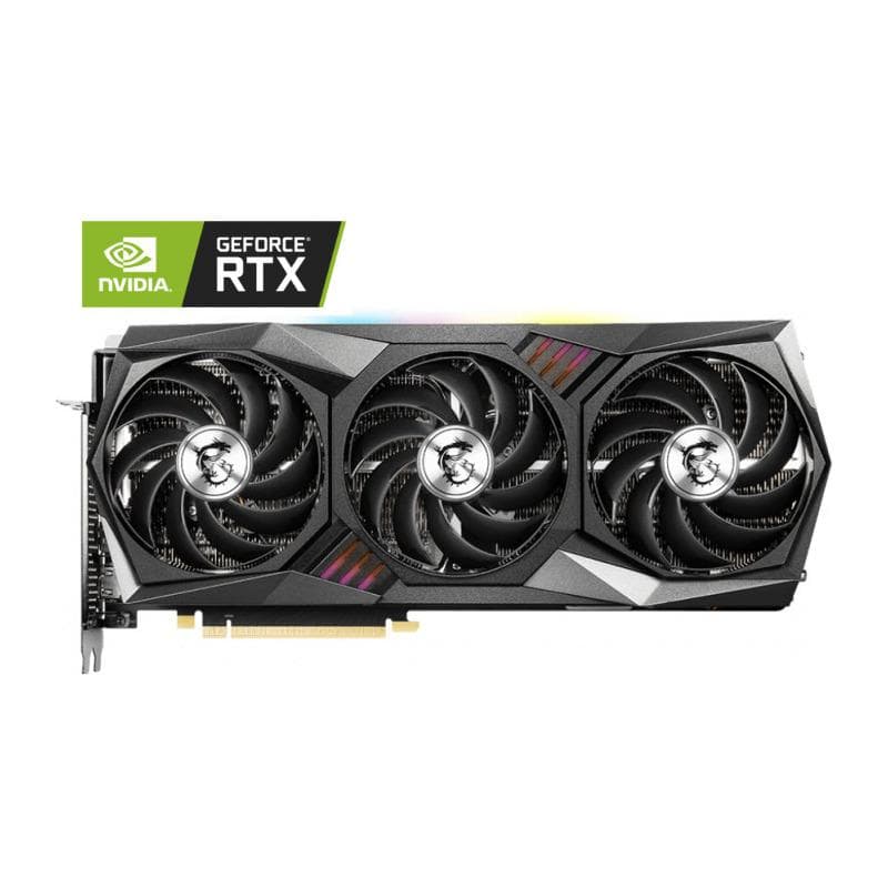 PLACA VIDEO MSI "GeForce RTX 3080 GAMING Z TRIO LHR12", 12 GB GDDR6X 384 biti, PCI Express 4.0 x 16, HDMI DisplayPort x 3, sistem racire aer, "RTX3080 Z TRIO 12G" — miniatură