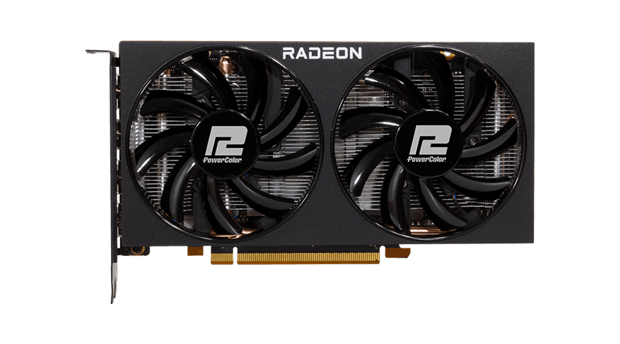 PLACA VIDEO POWER COLOR "Radeon RX 6600 Fighter", 8 GB GDDR6 128 biti, PCI Express 4.0 x 8, HDMI DisplayPort x 3, sistem racire aer, "RX6600 8G-3DH" — miniatură