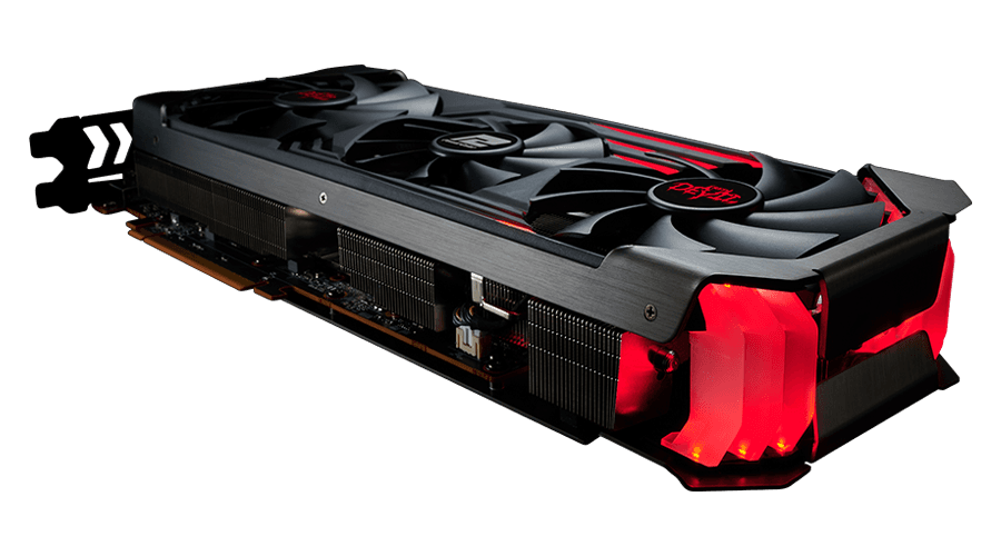 PLACA VIDEO POWER COLOR "Red Devil AMD Radeon RX 6700 XT OC", 12 GB GDDR6 192 biti, PCI Express 3.0 x 16, HDMI x 2 DisplayPort x 3, sistem racire aer, "RX6700XT 12G-3DHEO" — miniatură