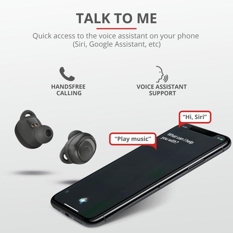 Trust Duet XP Bluetooth Earphones, "TR-23256" — miniatură
