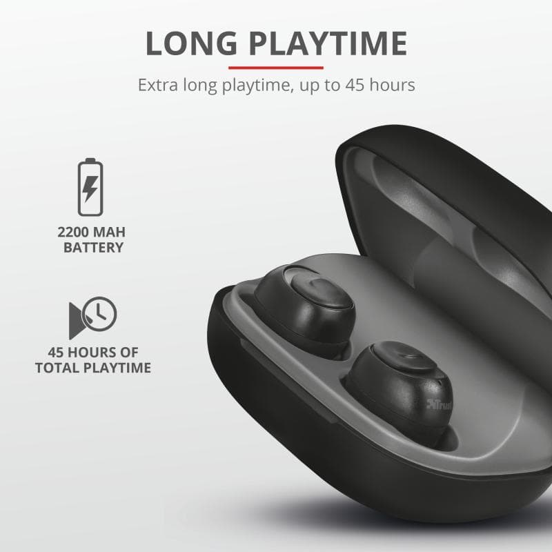 Trust Duet XP Bluetooth Earphones, "TR-23256" — miniatură