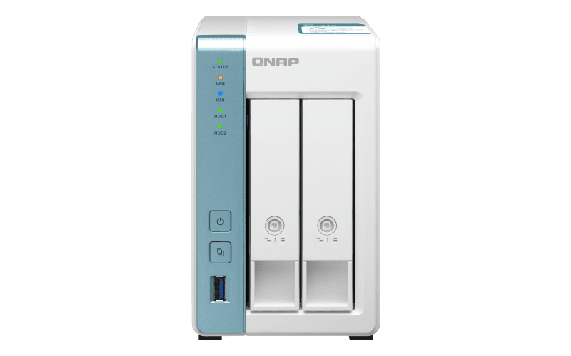 NAS STORAGE TOWER 2BAY/NO HDD TS-231K QNAP, "TS-231K"