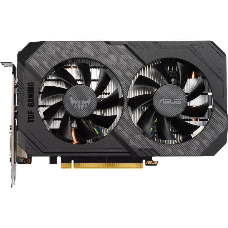 PLACA VIDEO ASUS "GeForce GTX 1660 Ti EVO OC", 6 GB GDDR6 192 biti, PCI Express 3.0 x 16, HDMI x 2 DisplayPort DVI-D, sistem racire aer, "TUF-GTX1660TI-O6GE"