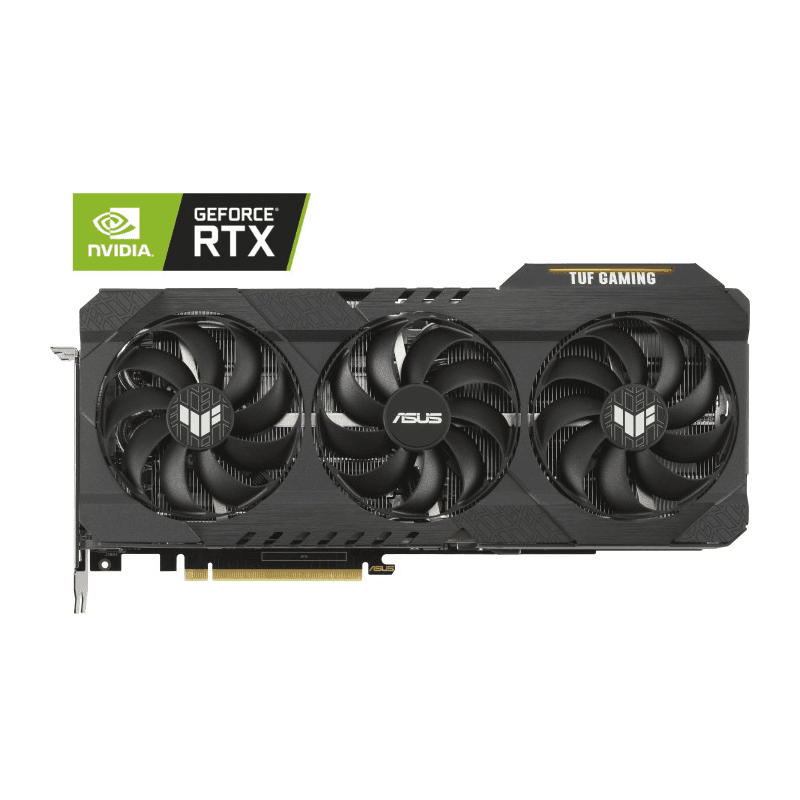 PLACA VIDEO ASUS "GeForce RTX 3080 10GB OC", 10 GB GDDR6X 320 biti, PCI Express 4.0 x 16, HDMI x 2 DisplayPort x 3, sistem racire aer, "TUF-RTX3080-O10G2" — miniatură