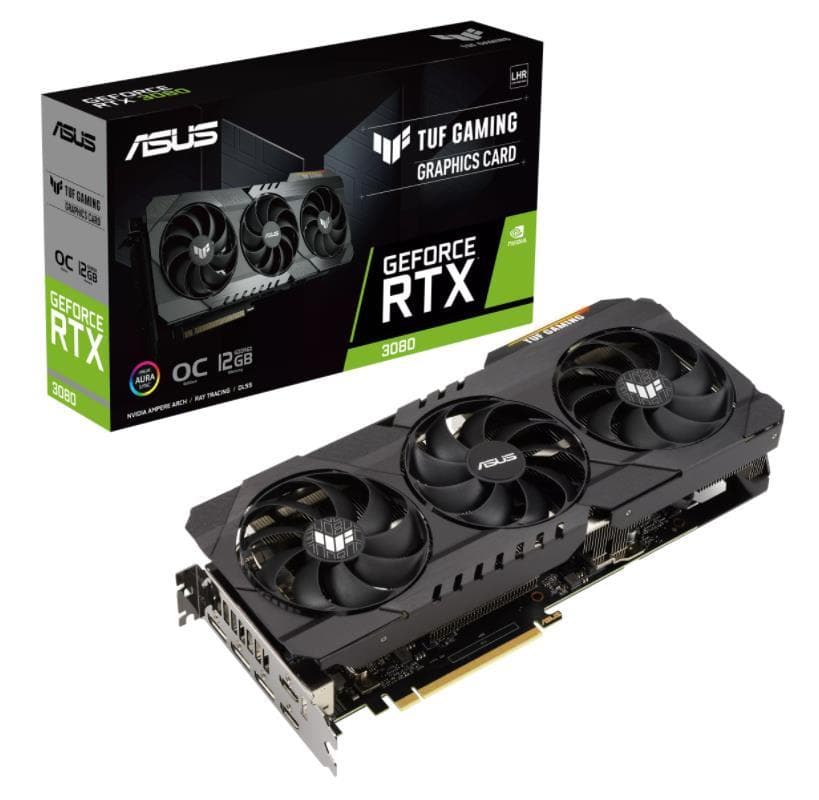 PLACA VIDEO ASUS "GeForce RTX 3080 OC", 12 GB GDDR6X 384 biti, PCI Express 4.0 x 16, HDMI x 2 | DisplayPort x 3, sistem racire aer, "TUF-RTX3080-O12G-GAMING"