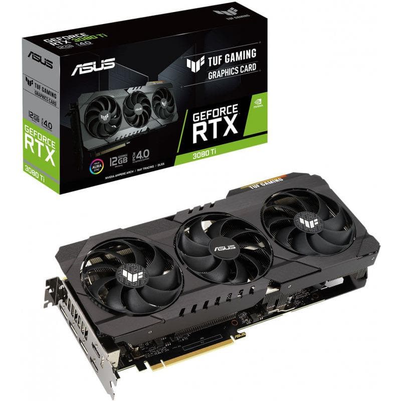 PLACA VIDEO ASUS "TUF Gaming GeForce RTX 3080 Ti", 12 GB GDDR6X 384 biti, PCI Express 4.0 x 16, HDMI x 2 DisplayPort x 2, sistem racire aer, "TUF-RTX3080TI-12G"