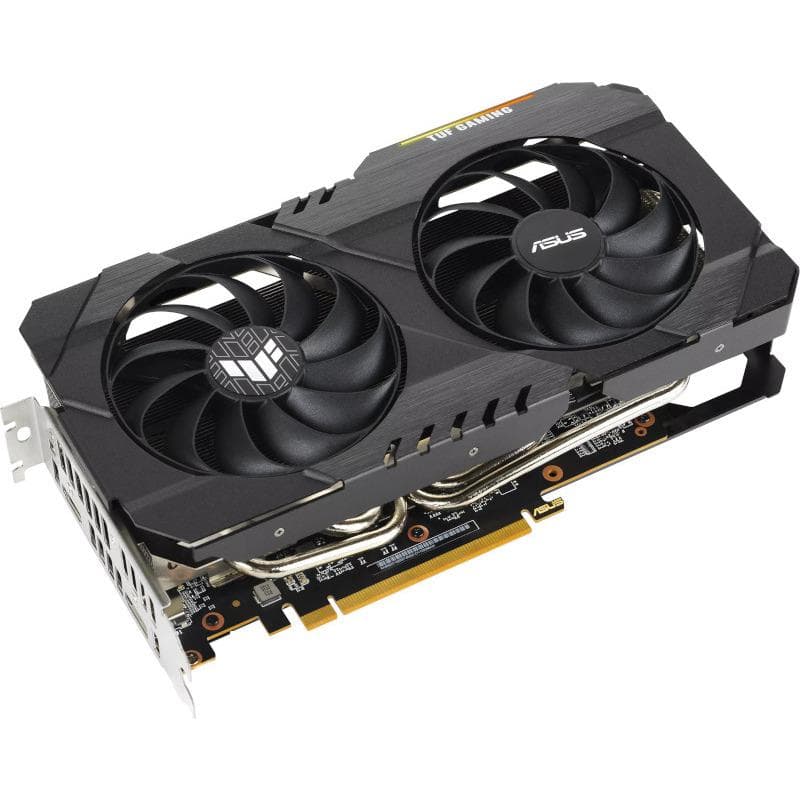 PLACA VIDEO ASUS "Gaming Radeon RX 6500 XT OC", 4 GB GDDR6 64 biti, PCI Express 4.0 x 16, HDMI DisplayPort, sistem racire aer, "TUF-RX6500XT-O4G" — miniatură