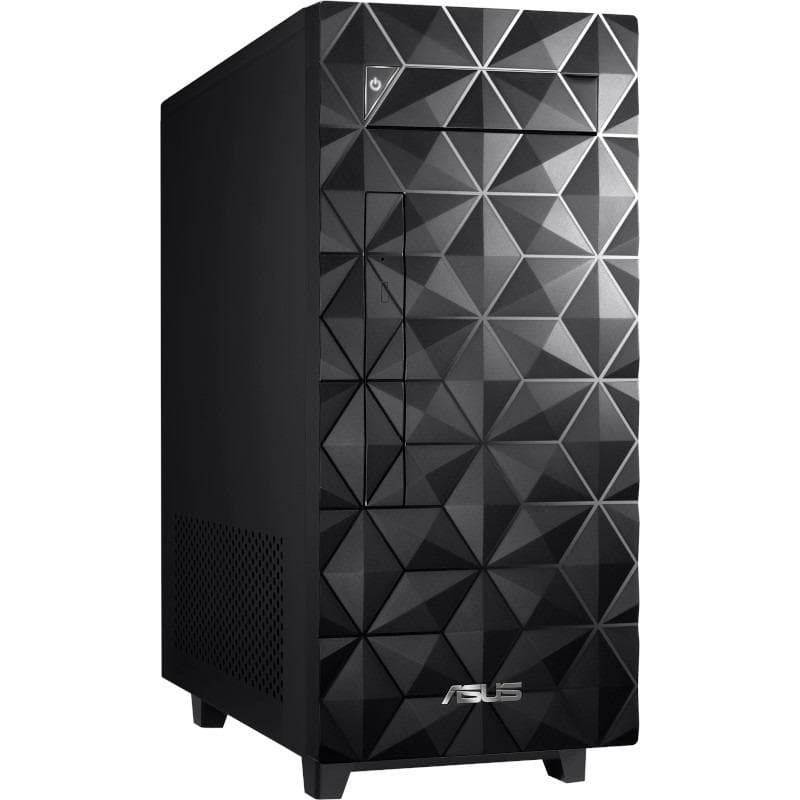 DESKTOP ASUS, Mini Tower, CPU Ryzen 5 5600G, AMD Radeon Graphics, memorie 16 GB, SSD 512 GB, unitate optica, tastatura si mouse, FreeDos, "U500MA-R5600G0130"