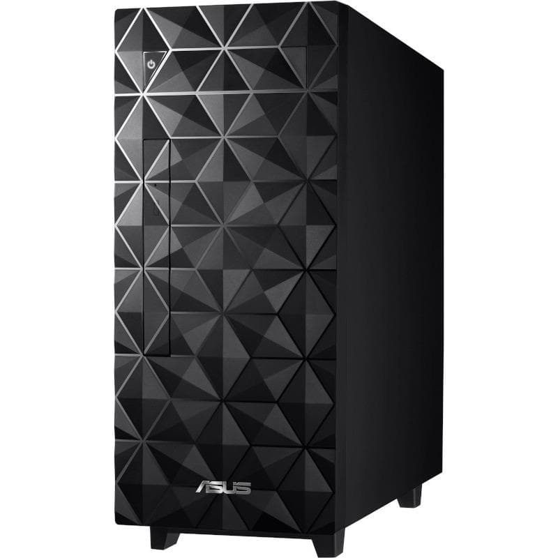 DESKTOP ASUS, Mini Tower, CPU Ryzen 5 5600G, AMD Radeon Graphics, memorie 16 GB, SSD 512 GB, unitate optica, tastatura si mouse, FreeDos, "U500MA-R5600G0130" — miniatură
