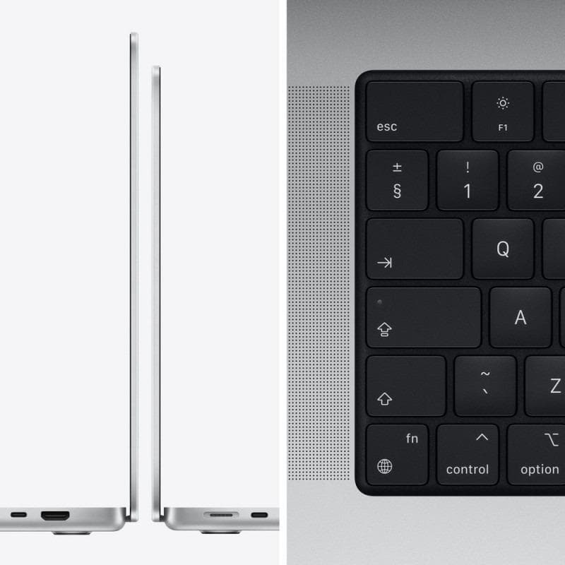 NOTEBOOK Apple, "MacBook Pro 14" 14.0 inch, M1 Pro, 16 GB DDR4, SSD 512 GB, integrata, macOS, "Z15J003EA" ( — miniatură