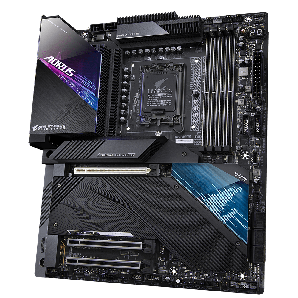 PLACA de BAZA Gigabyte "Z690 AORUS MASTER", skt LGA 1700, EATX, Intel Z690, 4 x DDR5, max. 128 GB, 6 x SATA, 5 x M.2, 7.1, "Z690 AORUS MASTER" — miniatură