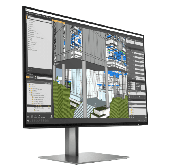 HP Z-Display Z24n G3 24inch IPS WUXGA 1920x1200 16:10 1000:1 350cd/m2 5ms DP 1.2 HDMI 1.4 4xUSB-A 3.2, "1C4Z5AA#ABB" — miniatură